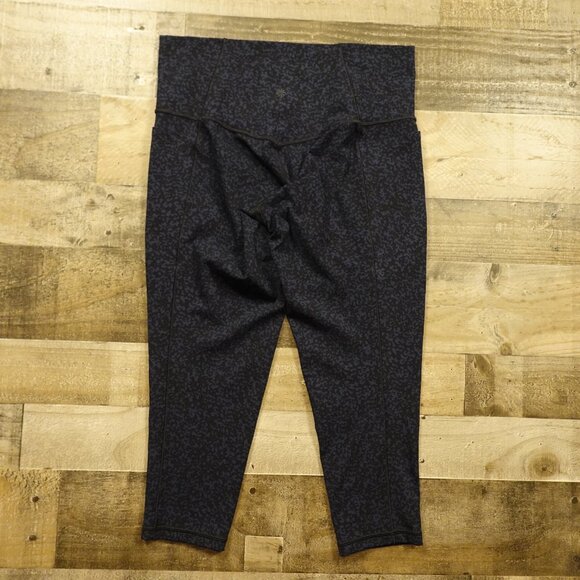 Athleta Salutation Stash Pocket Gravel Tight Leggings Women’s 1X Blue Black - Picture 9 of 13